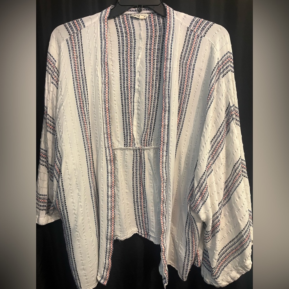 Style Envy Striped Kimono